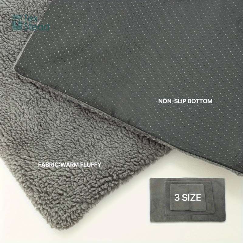 1PC Pet Mat Light Grey Size 70x50cm 28x20IN