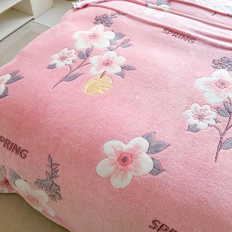 1ps Blanket Color Happiness Flowers Bloom size 200x230cm