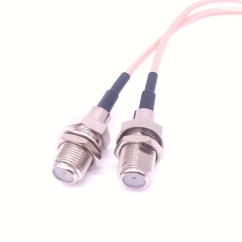 1pc 15cm 5.91inch F-Type RG316 Splitter Coax Cable Impedance 50 ohms TV Antenna 3 Way Splitter