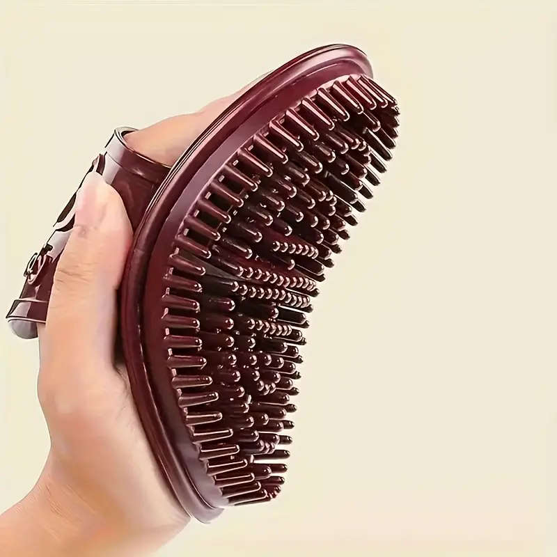 1pc Versatile Meridian Massage Brush Enhance Circulation Relax Muscles and Exfoliate Skin