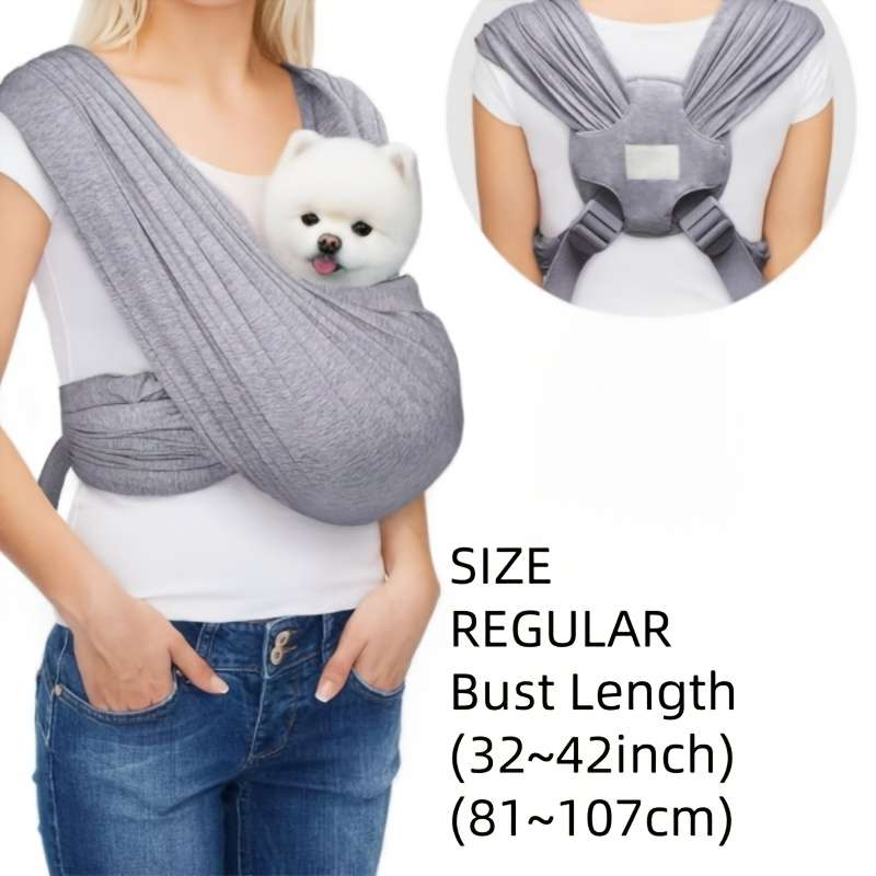 1pc Greysize One size Pet Bag