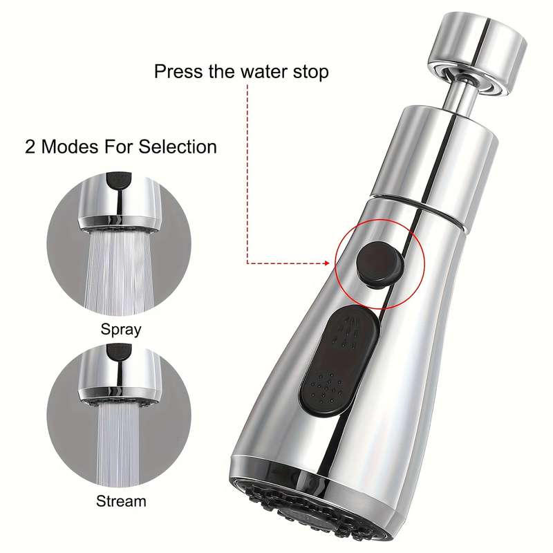 1pc Modern Kitchen Faucet RV Kitchen Faucet Polished Treatment Single Hole Installation Kitc