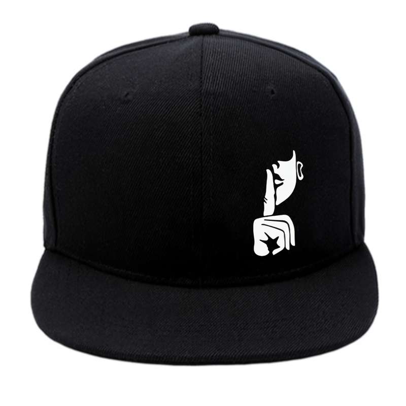1pc Unisex Hip-Hop Baseball Cap Adjustable Polyester Snapback Retro Style with Geometric Shush