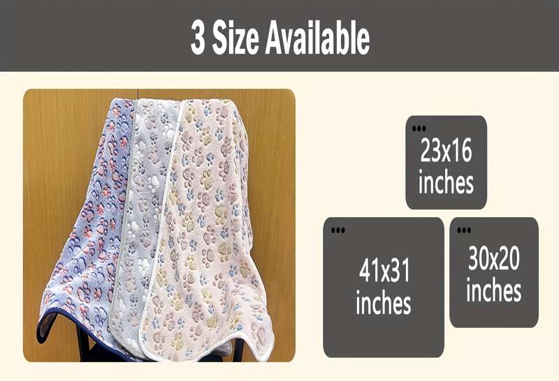 1ps Blanket Color Mixed Color size L  76x104cm  x3