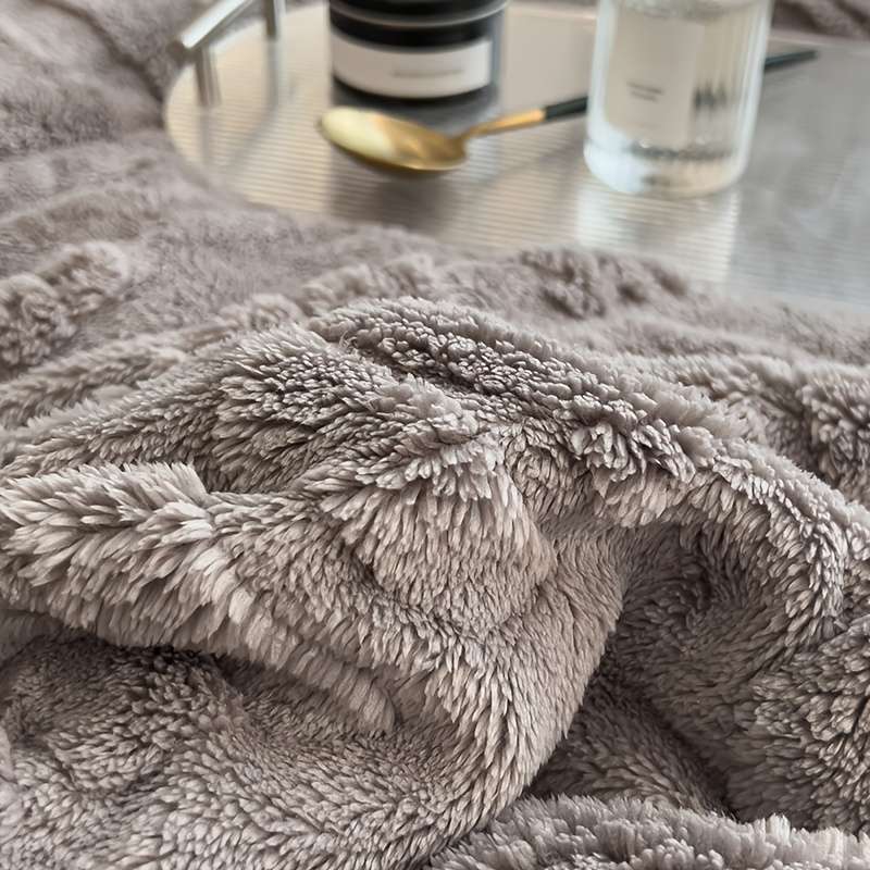 1ps Blanket Color Gray Edge   Ultimate Gray size 100cmx150cm