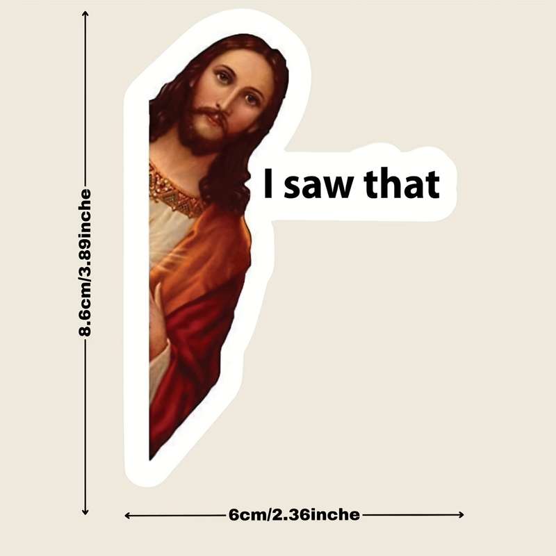 1pc  Jesus Christian Themed Stickers