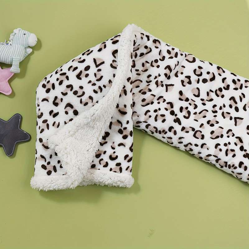 1ps Blanket Color Leopard Print