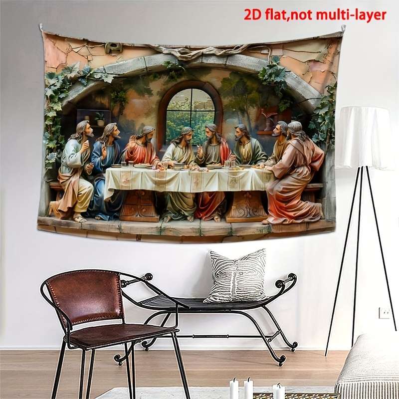 1pc 41.3x59in  105X150cm Jesus Christian Themed Stickers