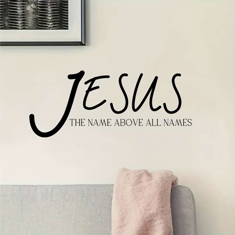 1pc  Black Jesus Christian Themed Stickers