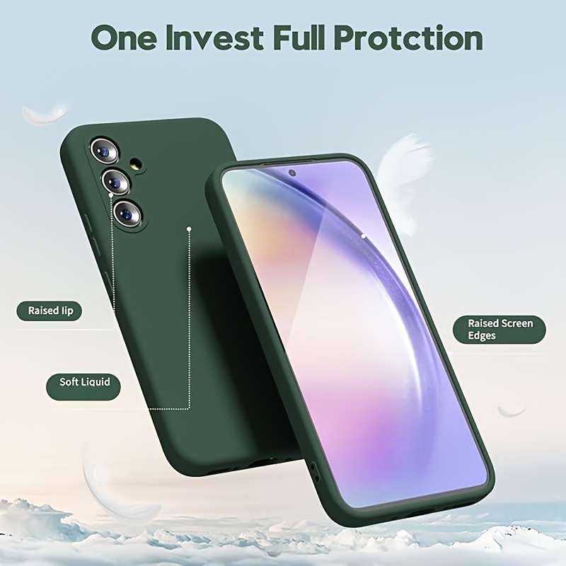 1pc Red For Samsung Galaxy A36 Phone Cases