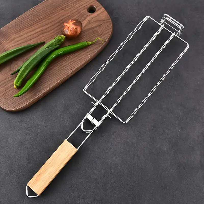 1pc Grilling Basket - Sausage Grill Net BBQ Tools - The Perfect Barbecue Accessory