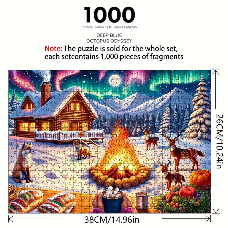 1000 Piece Paper Jigsaw Puzzle For Adults
