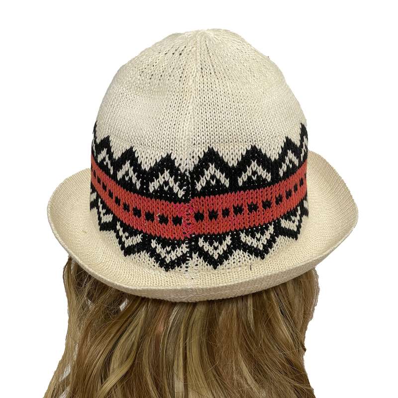 1pc Boho Chic Embroidered Floral Sun Hat for Women Summer Beach Fedora with UV Protection Versat