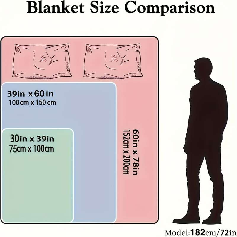 1ps Blanket Size 69.98X100.0Cm