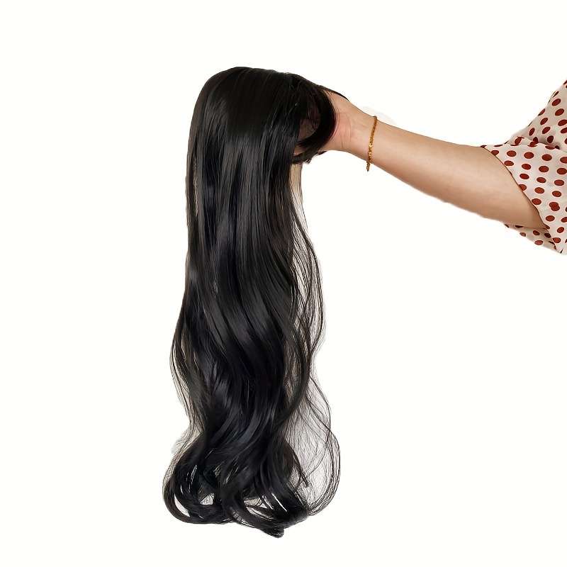 1Pc Black 40.64cm Fashion Design Wig