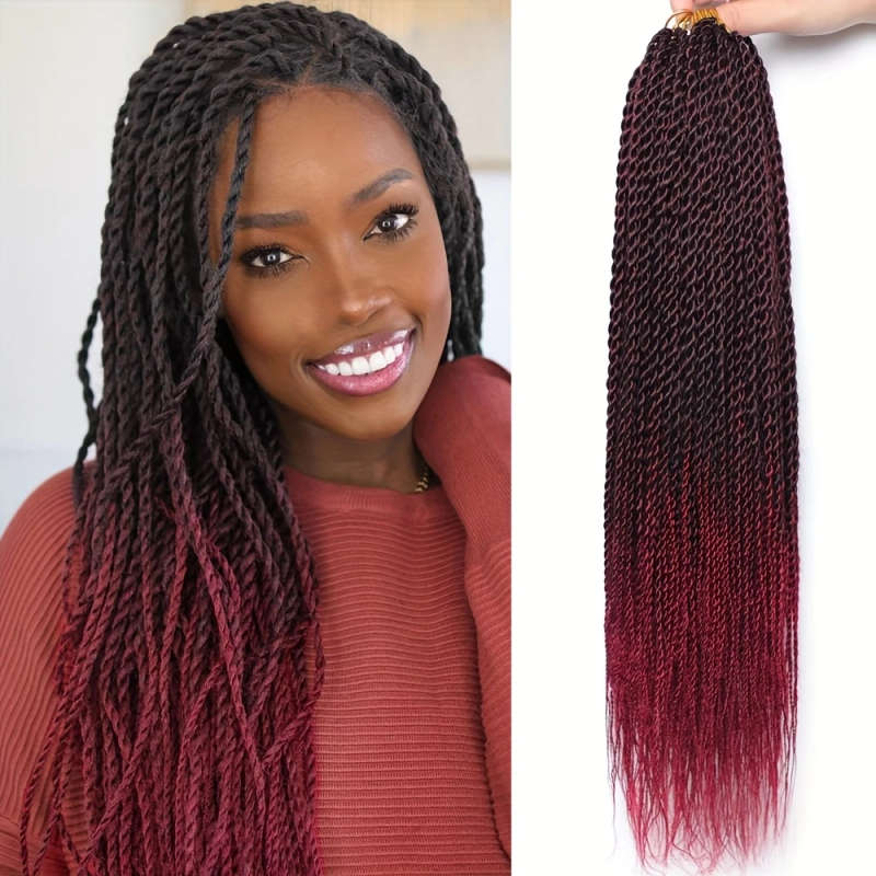 Elegant Women's Double Twisted Color Fiber Wig