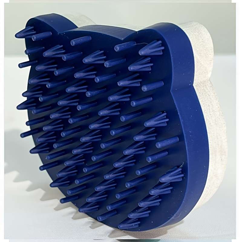1pc Pink Silicone Hair Removal Comb Pet Comb