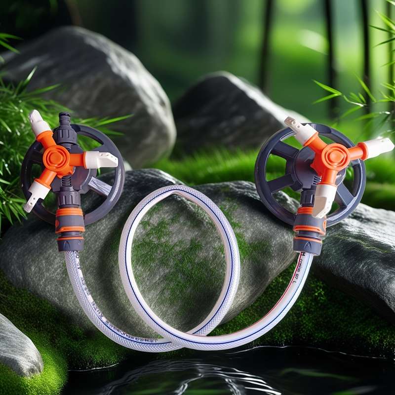 2Pcs Automatic Rotating Nozzle Set