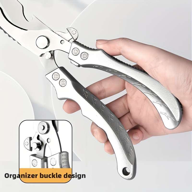 1pc One Heavy Duty Kitchen Scissors High Quality Stainless Steel Large Chicken Bone Scissors Shar