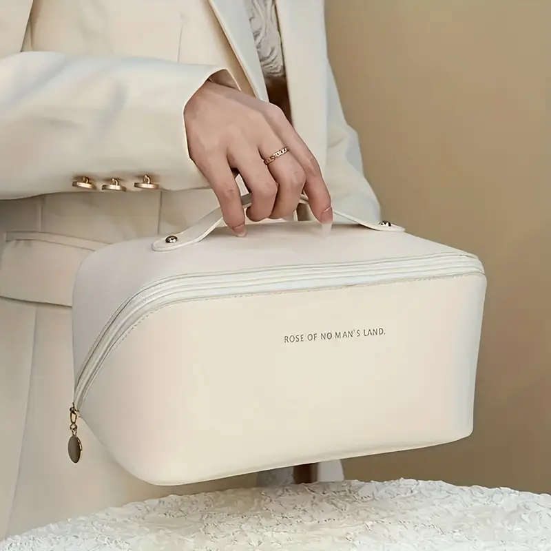 1pc Portable Functional Makeup Bag Travel Waterproof Cosmetic Storage Pouch Toiletry Wash Organizer