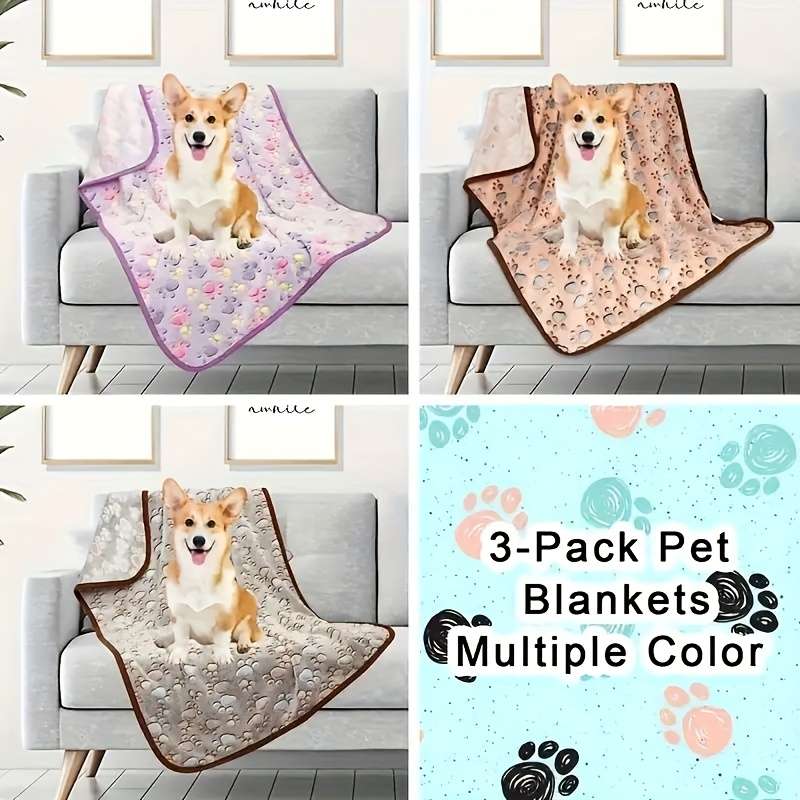 1ps Blanket Color Color Mixing 3Pc size S40x60cm