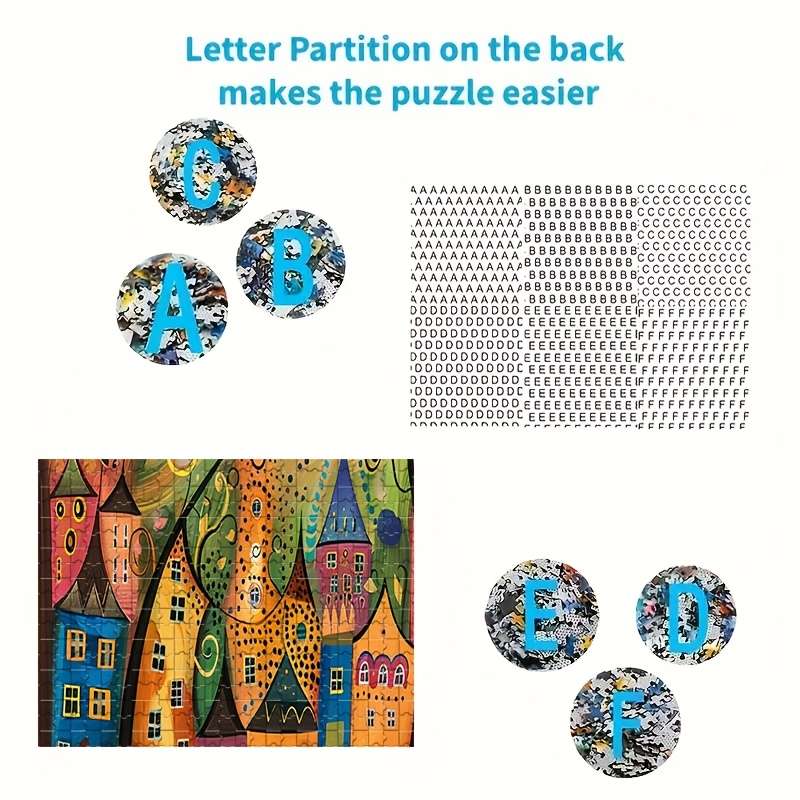 1000 Piece Mini Paper Jigsaw Puzzle