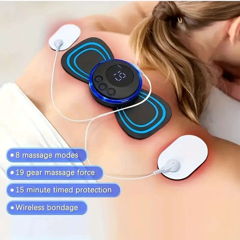 Electric Pulse Neck Massager With 8 Modes And 19 Intensities