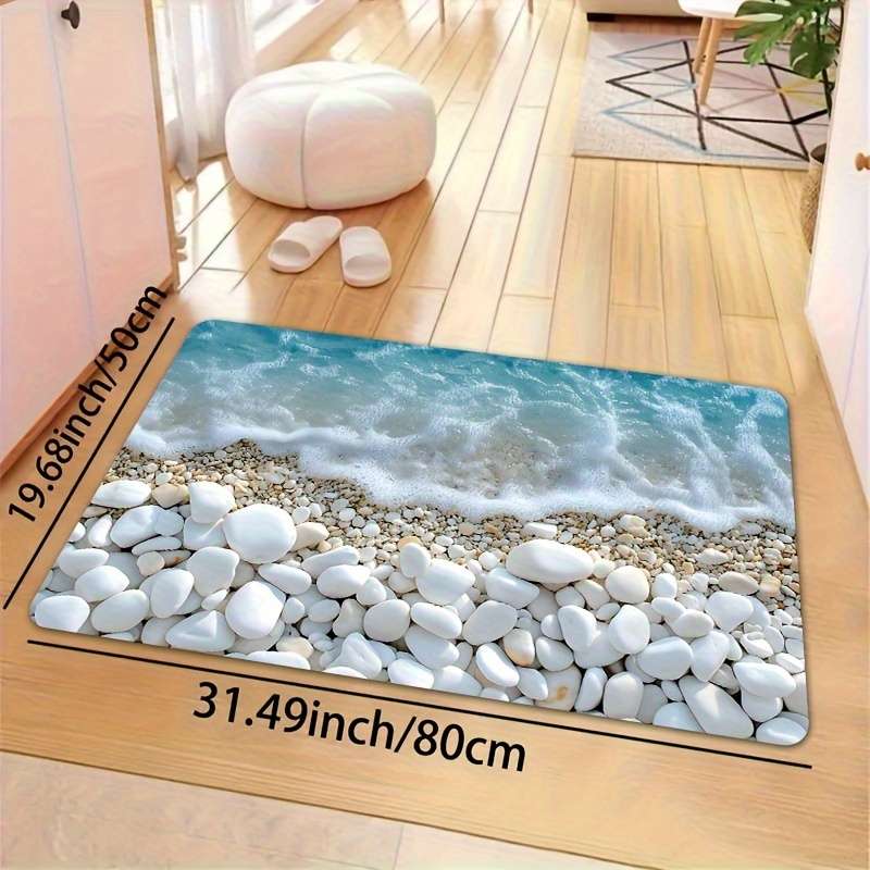 1Pc Blue 19.69x31.49inch 50x80cm Floor Mat