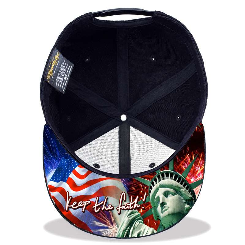 1pc TilgoMedal Navy and Black Wool Snapback Baseball Cap God Speed You Embroidery with Amer