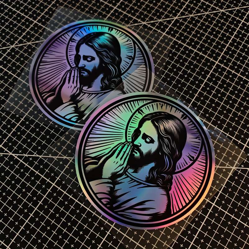 1pc Jesus Christian Themed Stickers