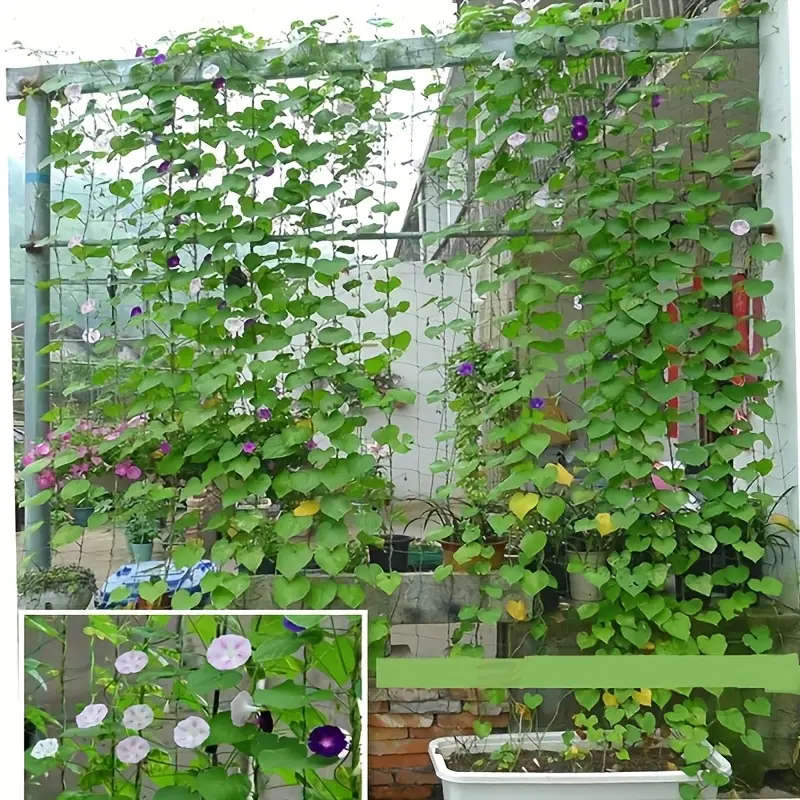 Set Of 2 Sturdy Pvc Garden Trellis Netting
