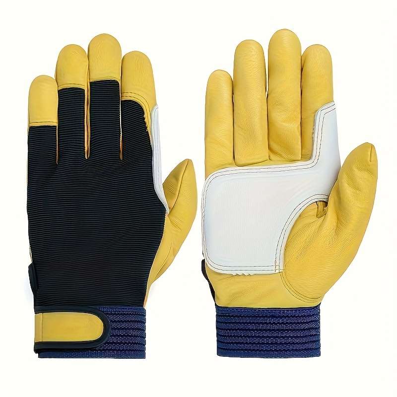 1 Pair White Multi Purpose Work Gloves