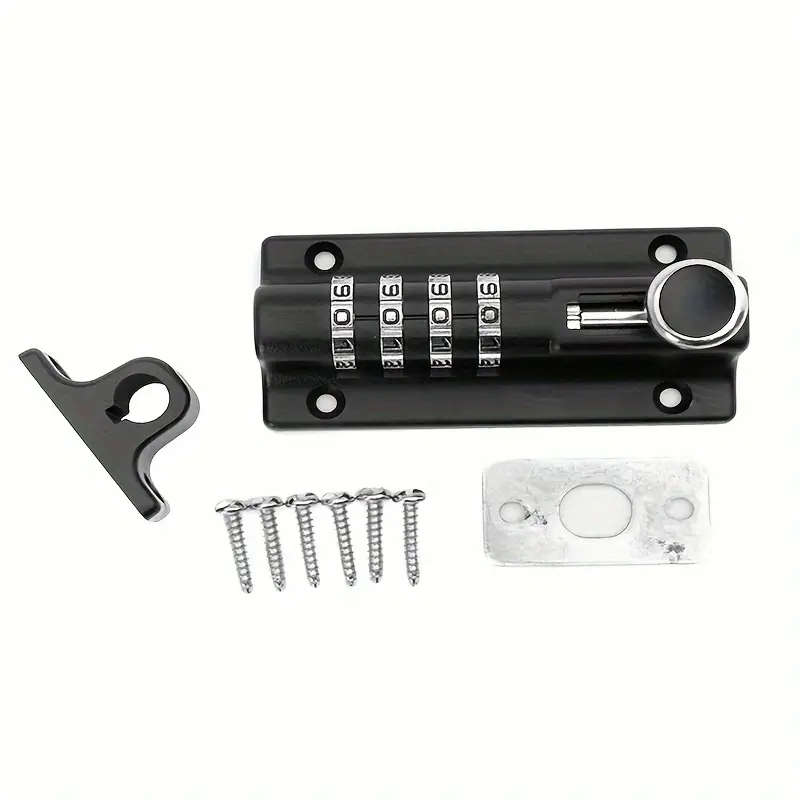 1pc Password Latch Lock Door Waterproof And Rust Proof Outdoor Security Anti-theft Locker Password L