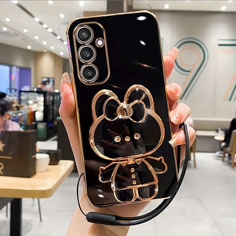 1pc Black For Samsung Galaxy S24 Phone Cases