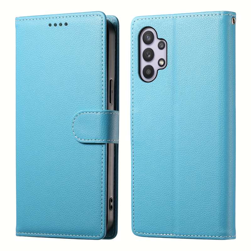 1pc Light Blue For Samsung Galaxy A32 Phone Cases