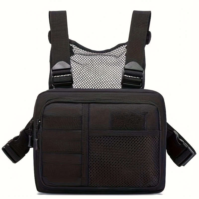 1pc Body-hugging Backpack Outdoor Multifunctional Camouflage Chest Bag Training Running Equipment