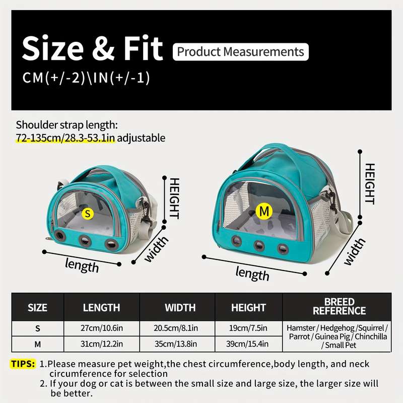 1pc Greensize S Pet Bag