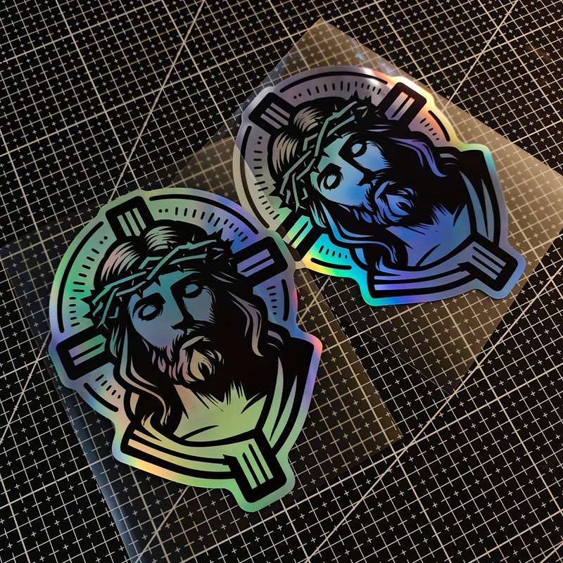 1pc  Jesus Christian Themed Stickers