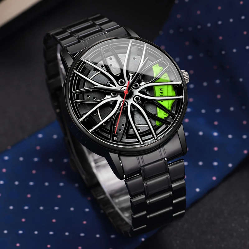 4pcs set Luxury Style Quartz Watch Set with Bracelet Necklace And Ring Does Not Include Watch Box