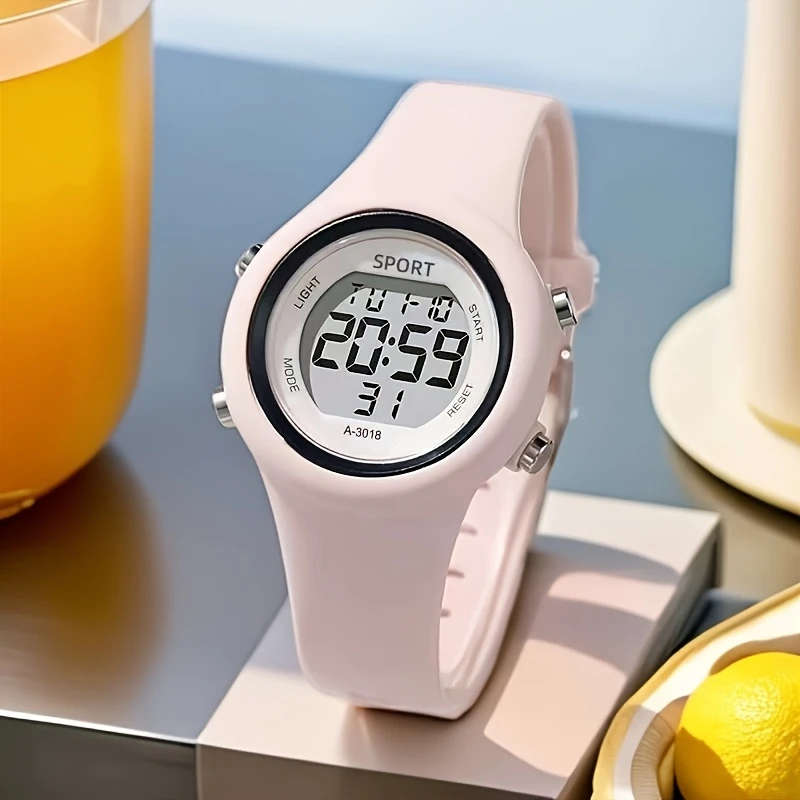 1pc Stylish Digital Watch with Ultra-HD Display Multifunctional Sports Casual Design for Students