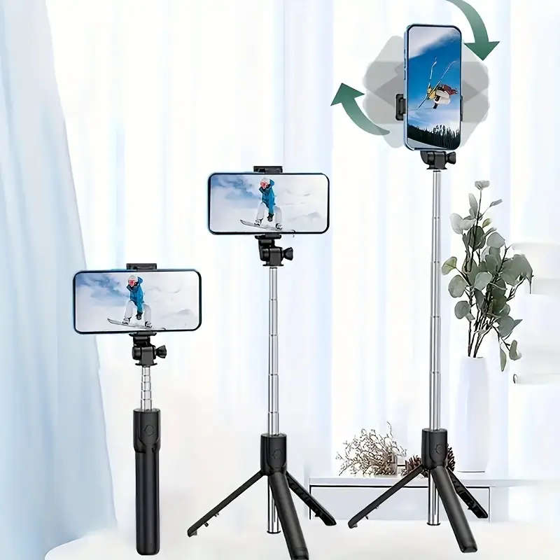 Integrated Selfie Stick Tripod