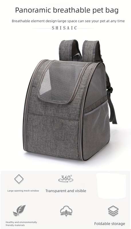 1pc grey Pet Bag