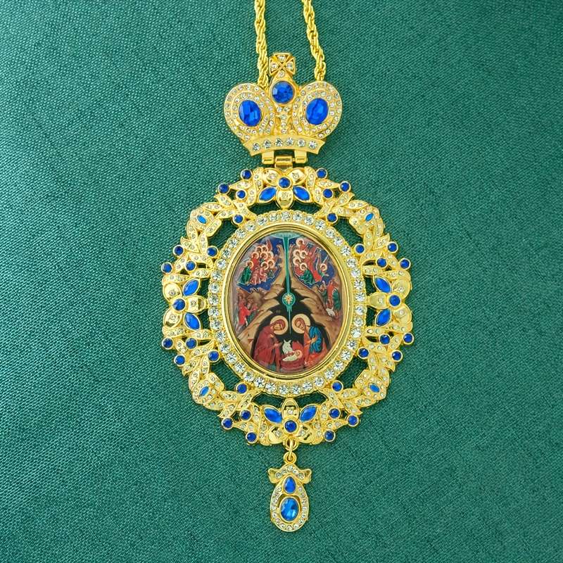 1 Piece Red Jesus Theme Pendant