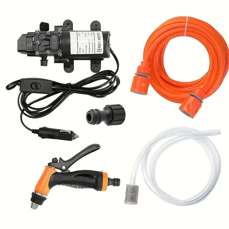 High Pressure Car Wash Gun With Expandable Hose