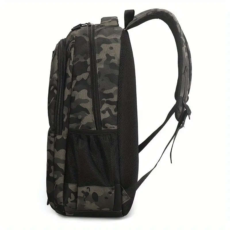 1pc Sleek Urban Men's Versatile Backpack for Travel Camping Cycling Large Capacity Business Laptop