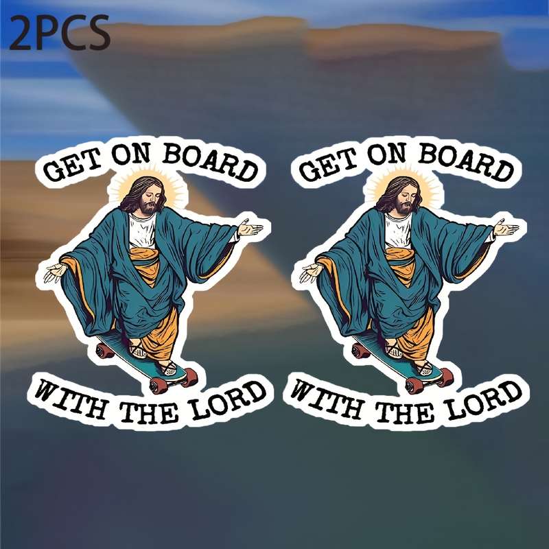 1pc Jesus Christian Themed Stickers