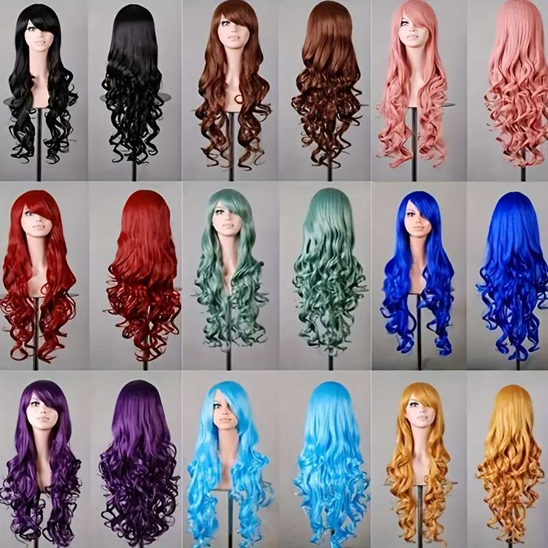 1Pc Black Fashion Design Wig
