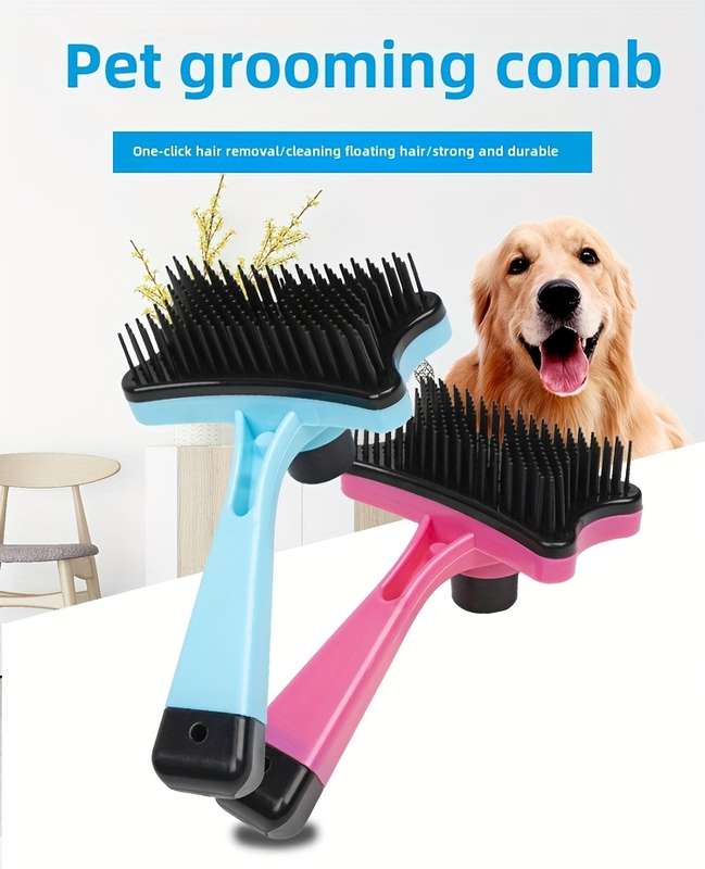1pc Pink Pet Comb