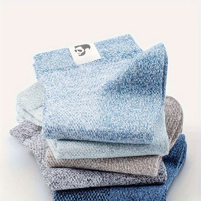 6 Pairs Of Mixed Color Combinations One Size High Elastic Socks