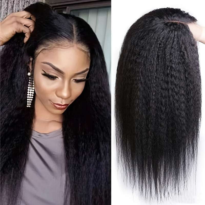 1Pc Black 60.96cm Fashion Design Wig